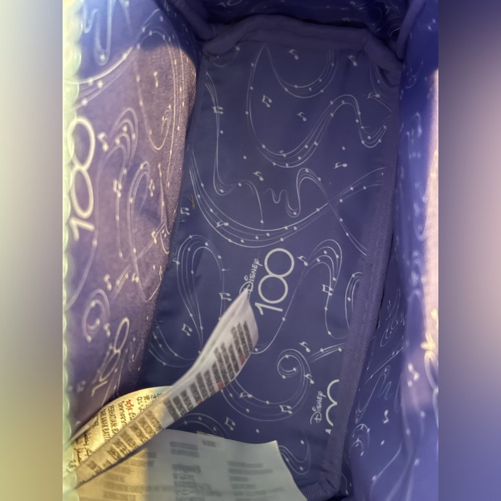 Loungefly Disney 100 Years of Wonder & Music Backpack NWOT - Picture 16 of 17